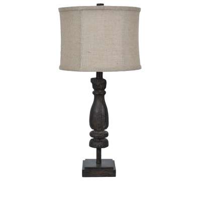 Wooden Relic Table Lamp