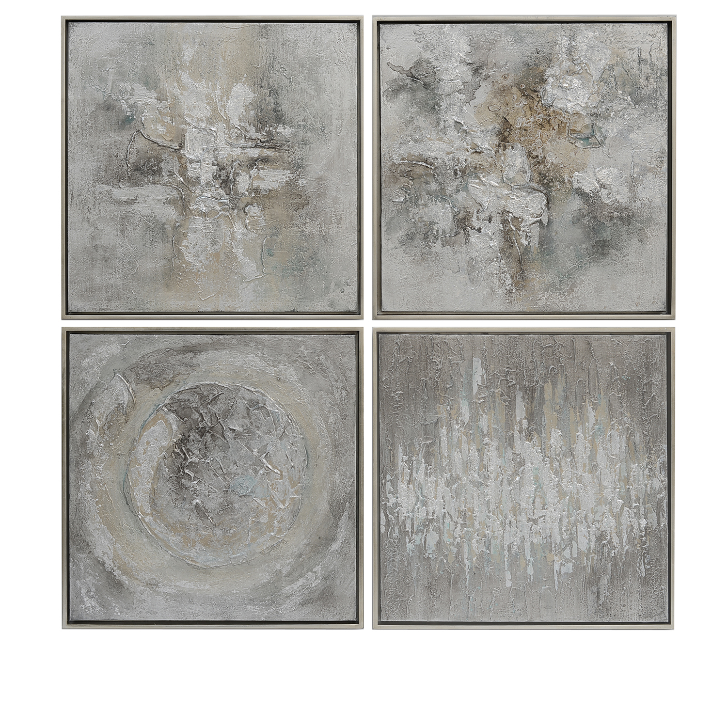 Set of 4 Abstract Oil Painting